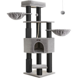 Ansamblu de joaca pentru pisici Feandrea PCT003W01 (Dove Grey/Black)