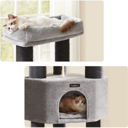 Ansamblu de joaca pentru pisici Feandrea PCT003W01 (Dove Grey/Black) Thumb