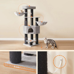 Ansamblu de joaca pentru pisici Feandrea PCT003W01 (Dove Grey/Black) Thumb