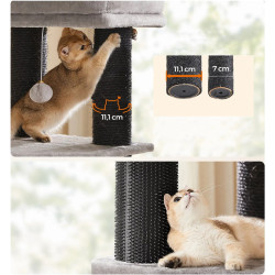 Ansamblu de joaca pentru pisici Feandrea PCT003W01 (Dove Grey/Black) Thumb