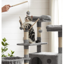 Игровой комплекс для кошек Feandrea PCT087W01 (Light Grey) Thumb