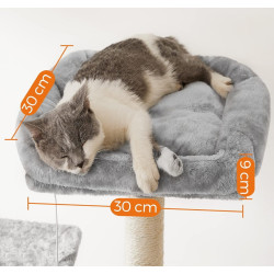 Игровой комплекс для кошек Feandrea PCT087W01 (Light Grey) Thumb