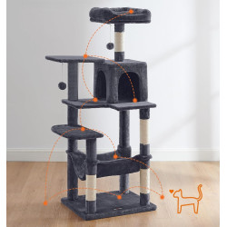 Игровой комплекс для кошек Feandrea PCT161G01 (Smoky Grey) Thumb