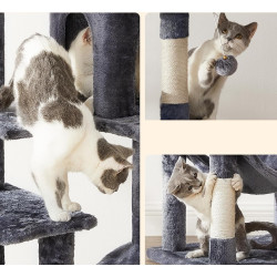 Игровой комплекс для кошек Feandrea PCT161G01 (Smoky Grey) Thumb