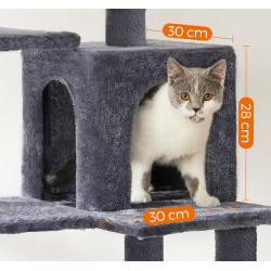 Игровой комплекс для кошек Feandrea PCT161G01 (Smoky Grey) Thumb