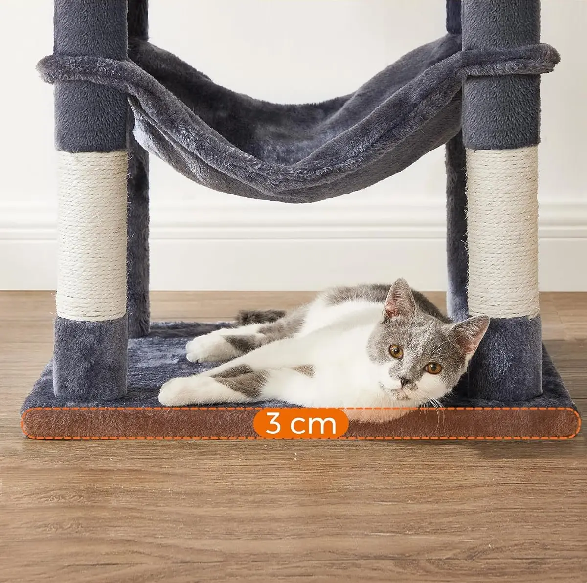 Игровой комплекс для кошек Feandrea PCT161G01 (Smoky Grey) - 9