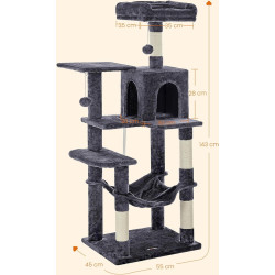 Игровой комплекс для кошек Feandrea PCT161G01 (Smoky Grey) Thumb