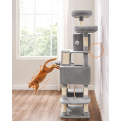 Игровой комплекс для кошек Feandrea PCT165W01 (Light Grey) Thumb