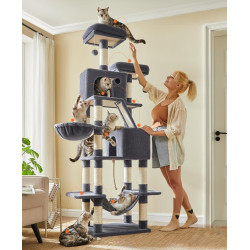 Ansamblu de joaca pentru pisici Feandrea PCT190G01 (Smoky Grey) Thumb