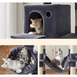 Ansamblu de joaca pentru pisici Feandrea PCT190G01 (Smoky Grey) Thumb