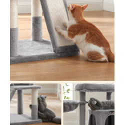 Игровой комплекс для кошек Feandrea PCT51W (Light Grey) Thumb