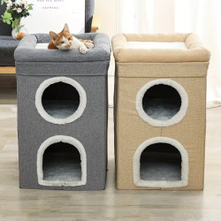 Casuta pentru pisici Luceles 103713105223 (Beige) Thumb