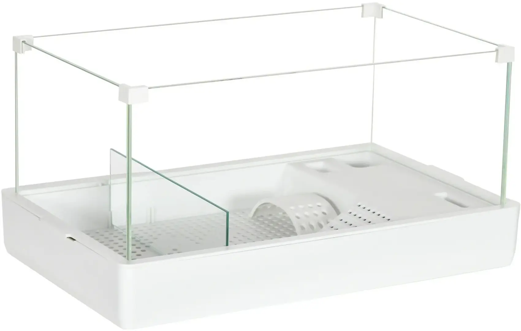 Acvariu pentru testoase PawHut D40-030V00WT (White)