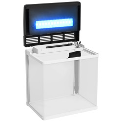 Acvariu pentru pesti PawHut D61-004V90WT 13L (White/Black) Thumb