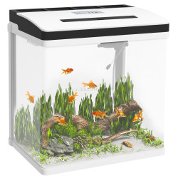 Аквариум для рыб PawHut D61-004V91WT 28L (White/Black)