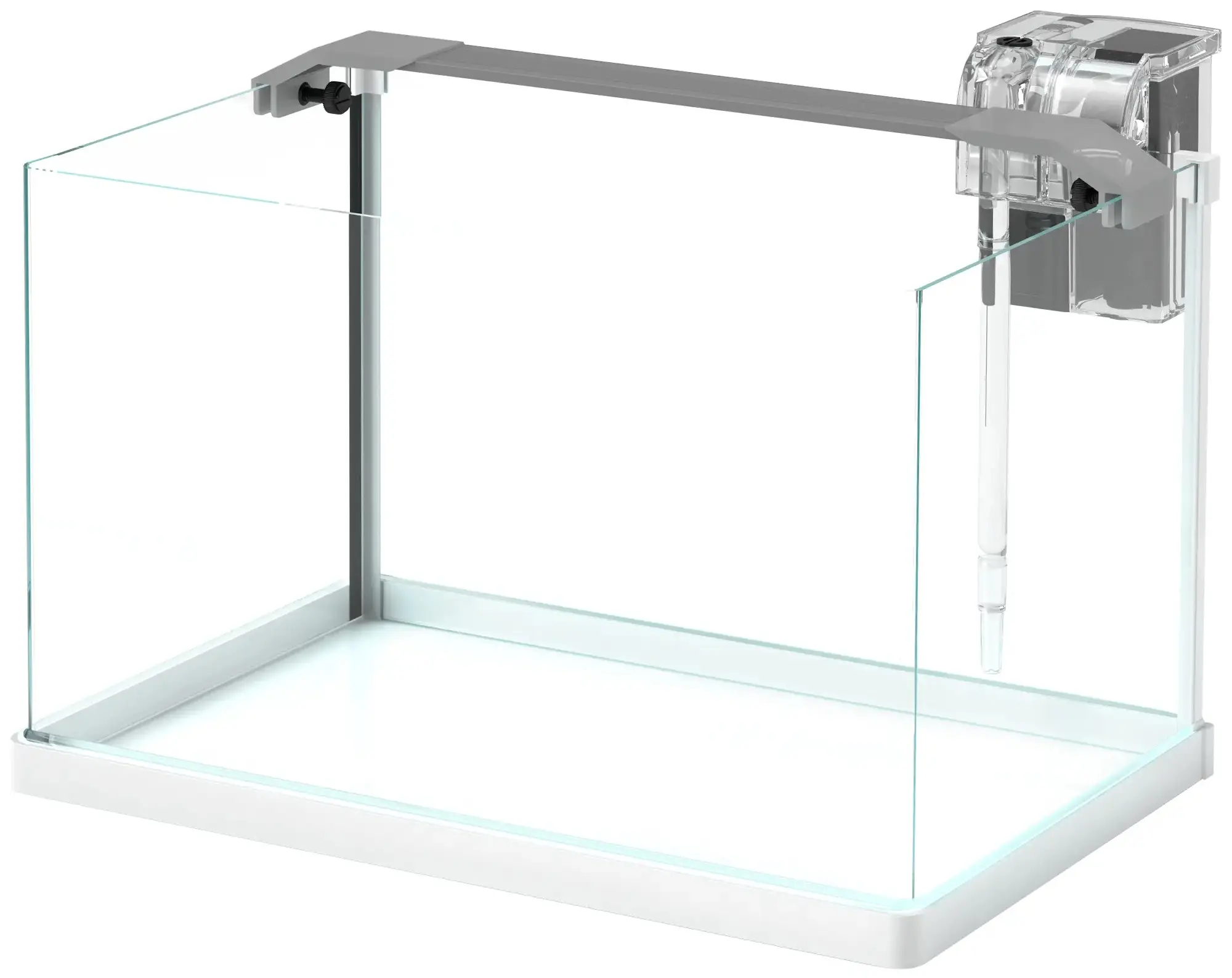 Acvariu pentru pesti PawHut D61-008V90WT (White) - 3