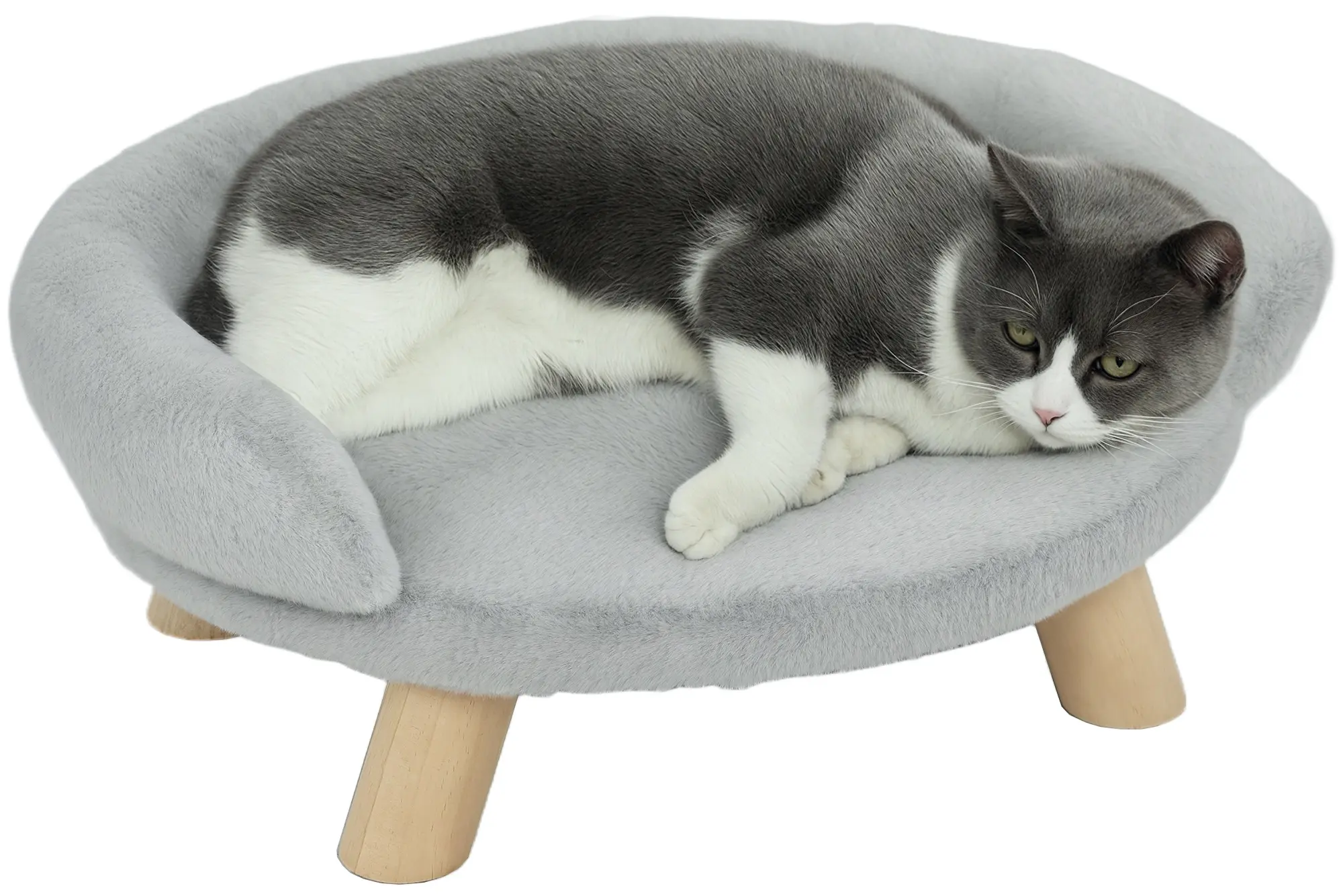 Canapea pentru pisici si caini PawHut D04-263V00GY (Grey)