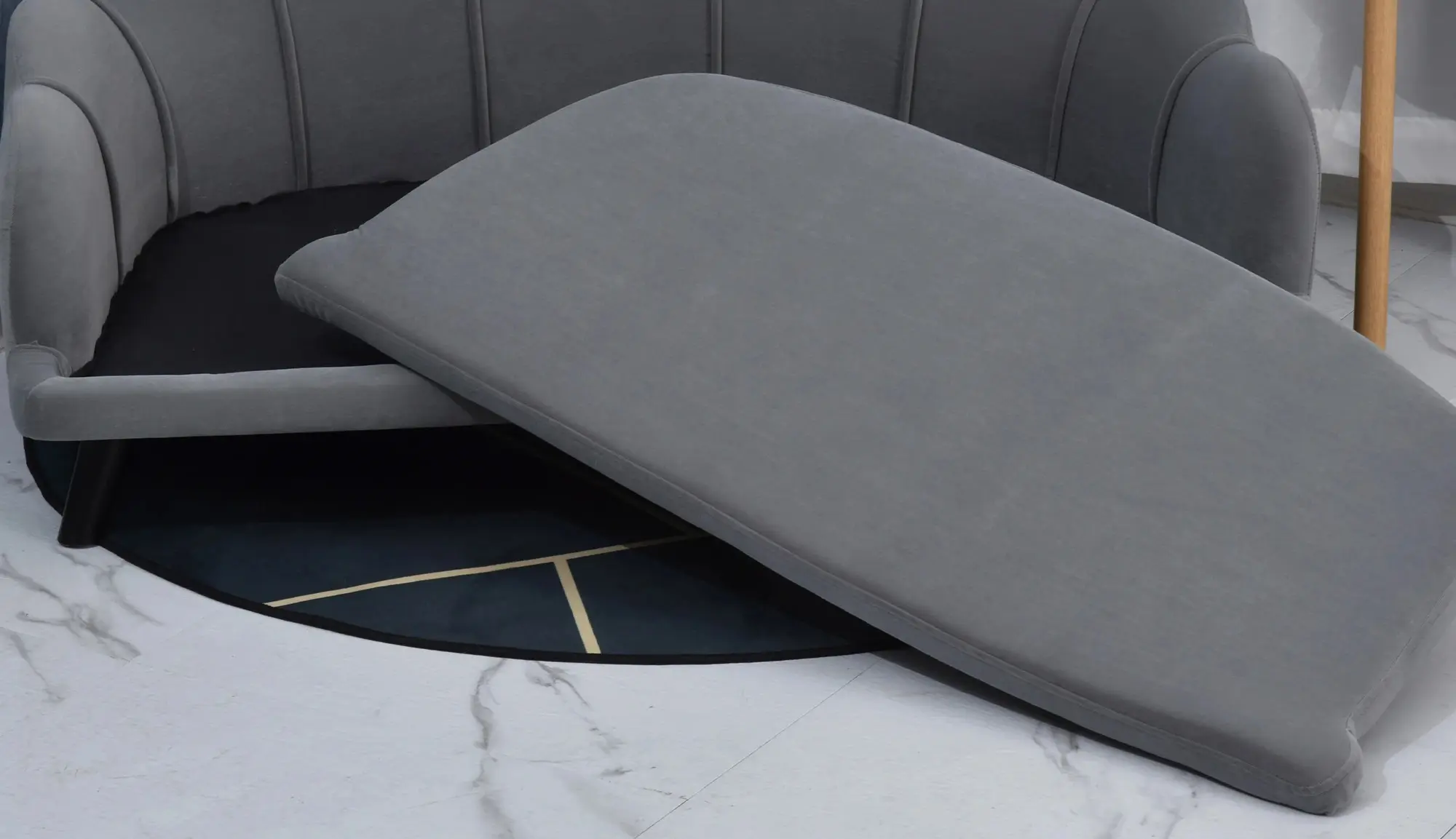 Canapea pentru caini PawHut D04-153CG (Dark Grey) - 3