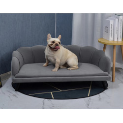 Canapea pentru caini PawHut D04-153CG (Dark Grey) Thumb