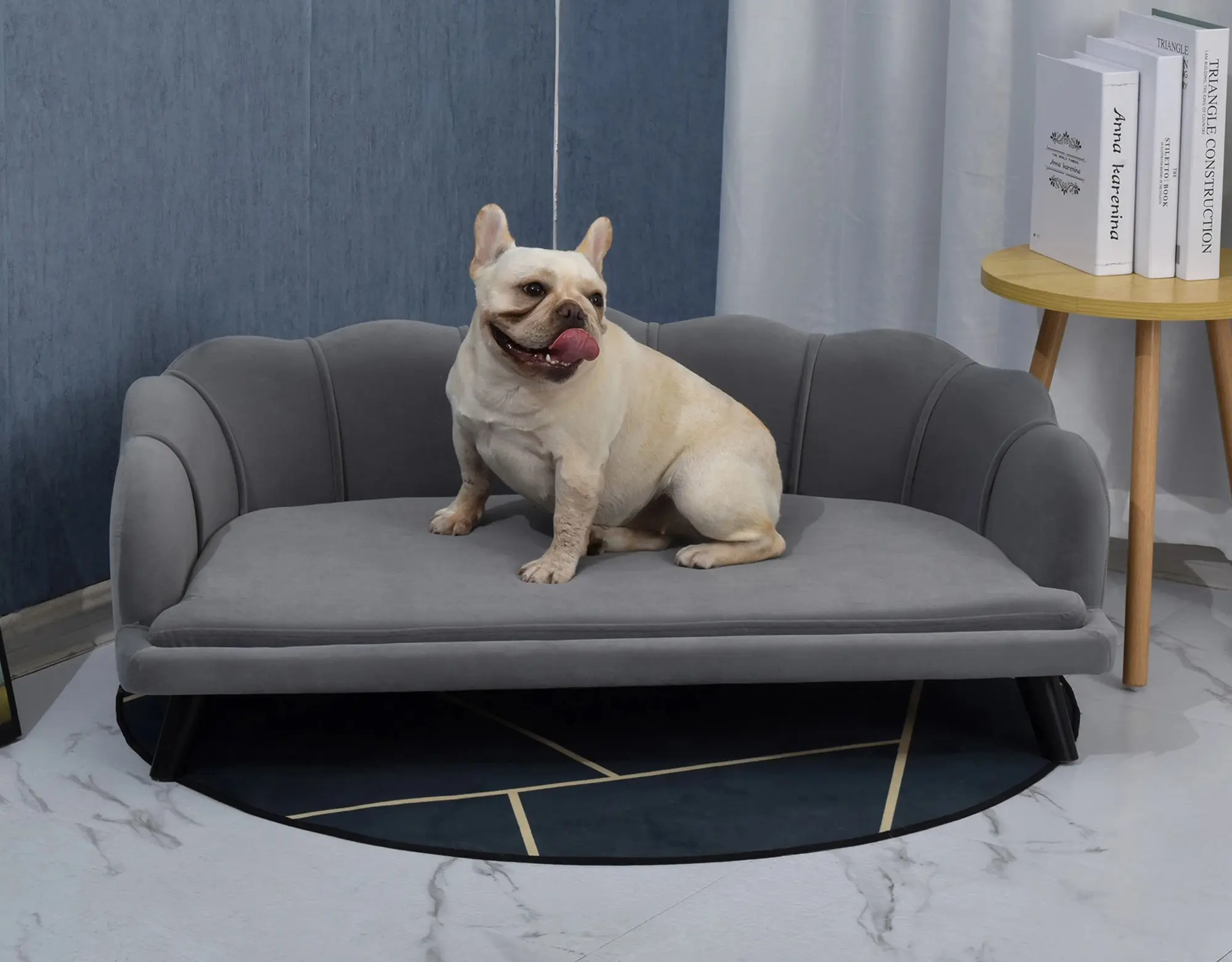 Canapea pentru caini PawHut D04-153CG (Dark Grey) - 7