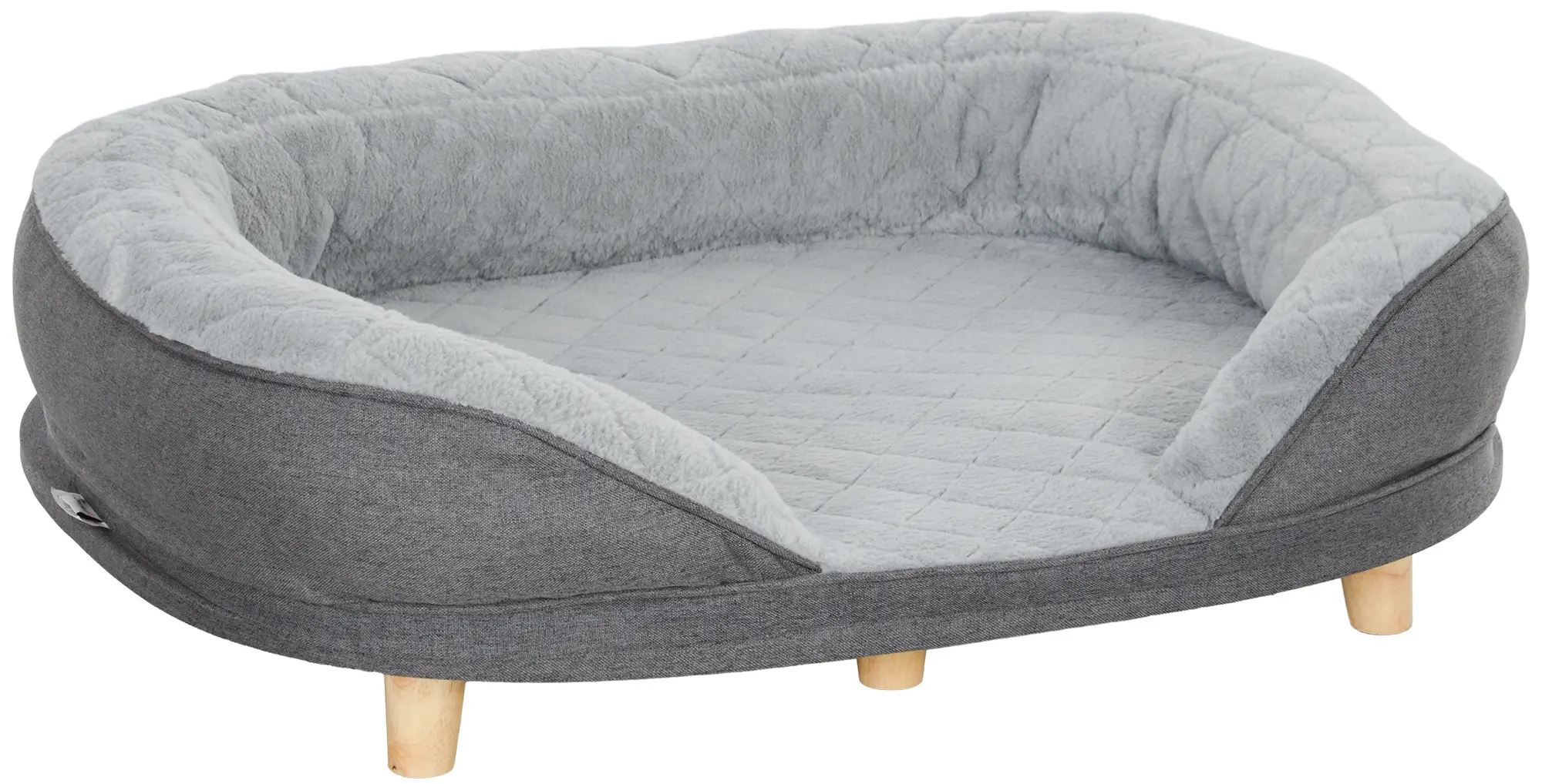 Canapea pentru caini PawHut D04-284V00GY (Grey) - 2