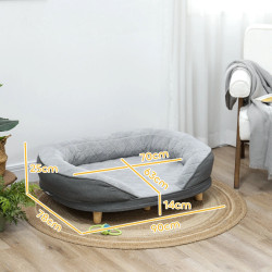 Canapea pentru caini PawHut D04-284V00GY (Grey) Thumb