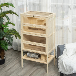 Домик для грызунов PawHut D51-083 (Natural) Thumb