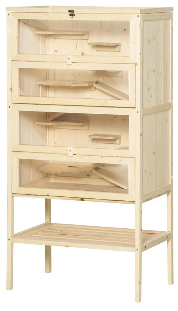 Домик для грызунов PawHut D51-083 (Natural)