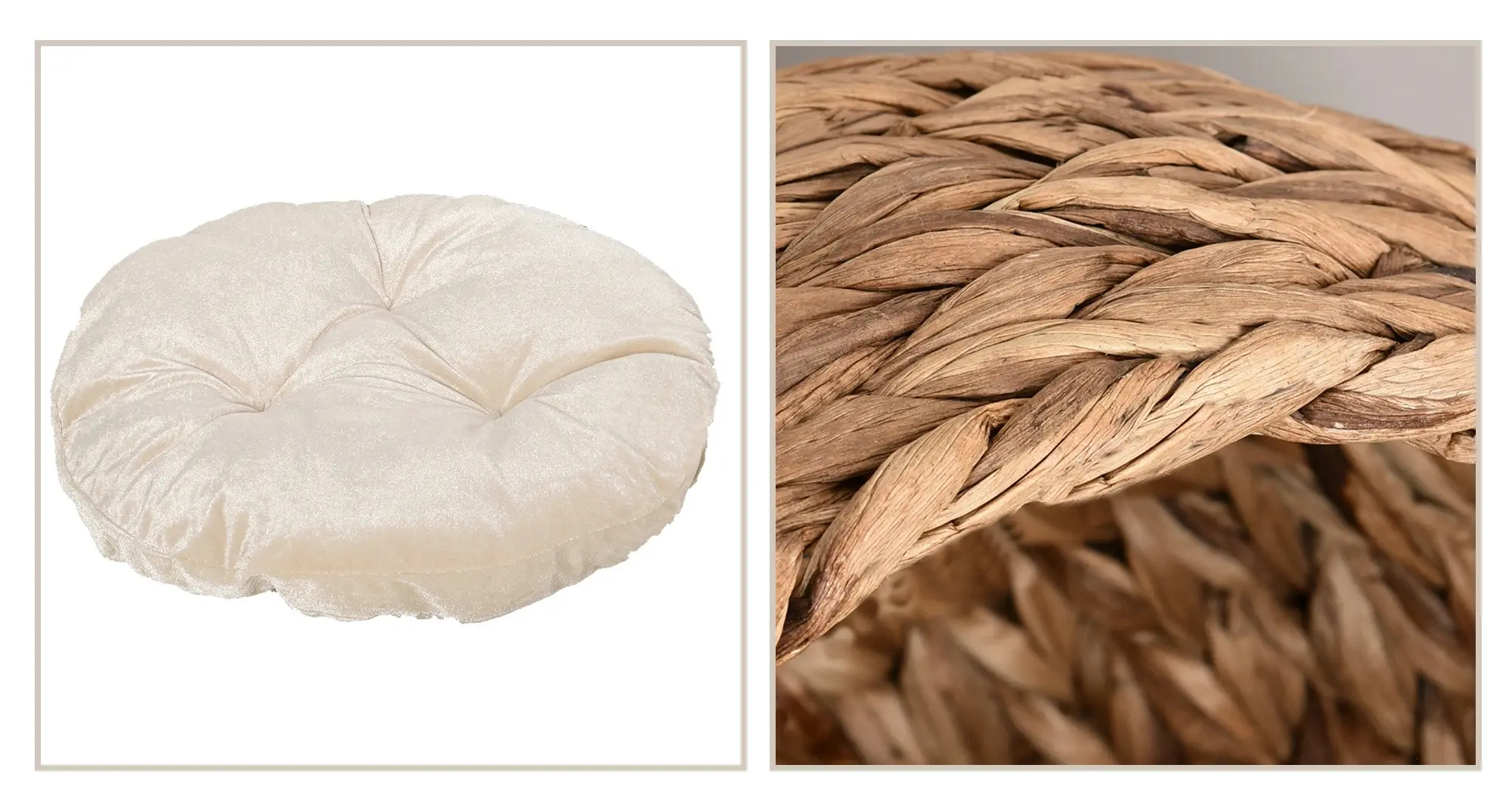 Casuta pentru pisici PawHut D30-105 (Brown/White) - 4