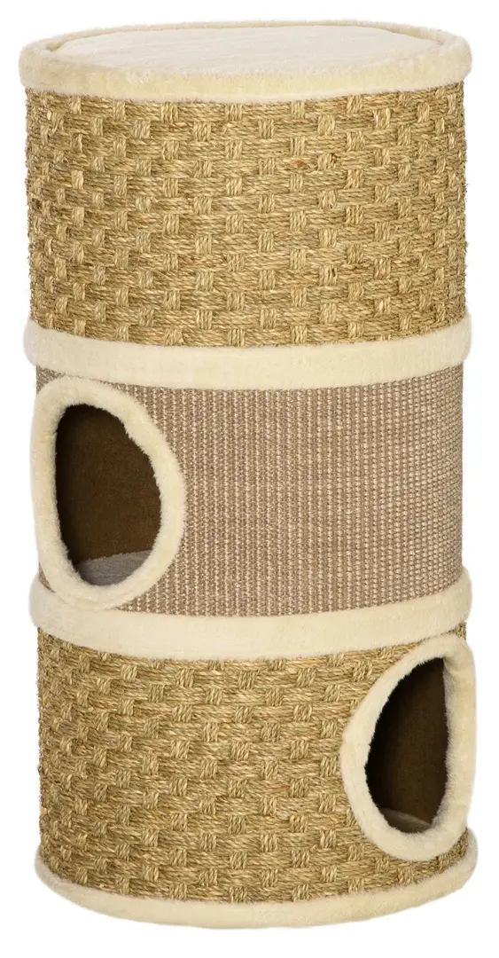 Casuta pentru pisici PawHut D30-326 (Brown/Khaki)