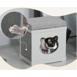 Casuta pentru pisici PawHut D30-334GY (Grey) Thumb
