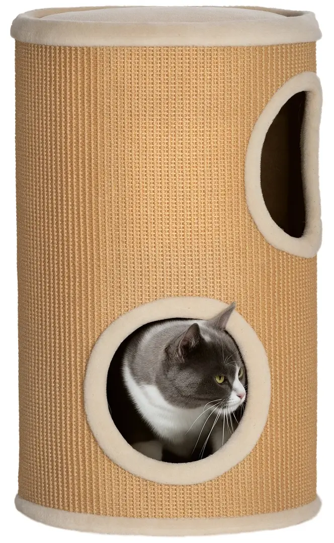 Casuta pentru pisici PawHut D30-836V00BN (Brown/Beige)