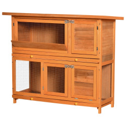 Домик для кроликов и грызунов PawHut D51-009 (Yellow) Thumb