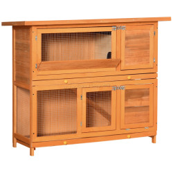 Домик для кроликов и грызунов PawHut D51-009 (Yellow)