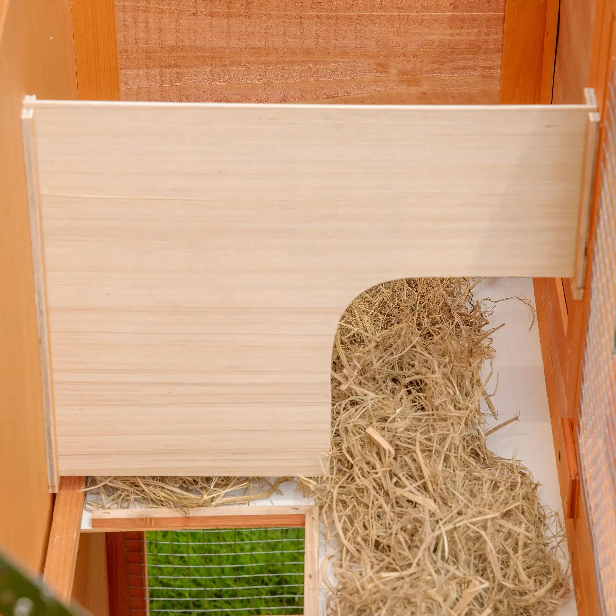 Домик для кроликов и грызунов PawHut D51-009 (Yellow) - 7