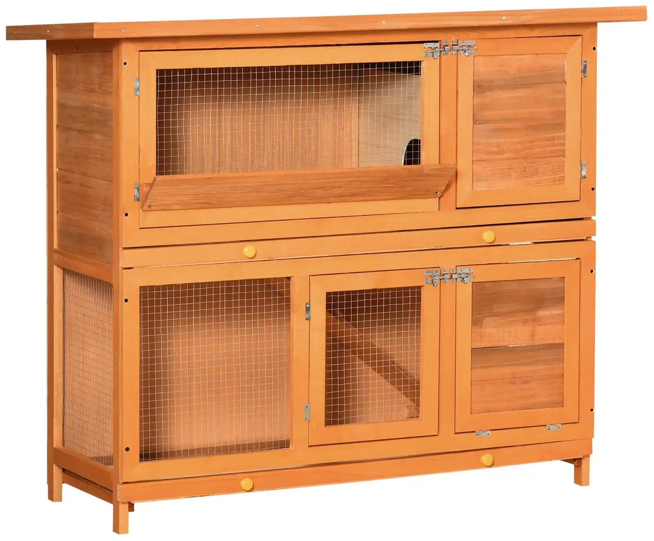 Домик для кроликов и грызунов PawHut D51-009 (Yellow)