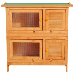 Домик для кроликов и грызунов PawHut D51-069 (Natural) Thumb