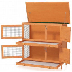 Домик для кроликов и грызунов PawHut D51-069 (Natural) Thumb