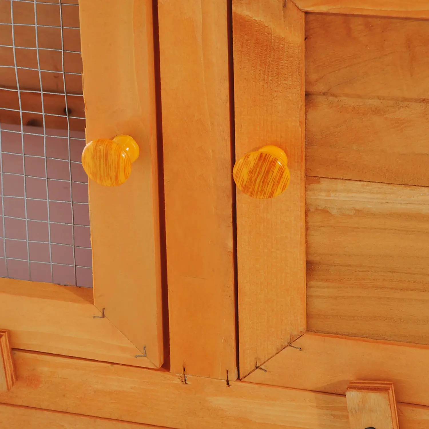 Домик для кроликов и грызунов PawHut D51-069 (Natural) - 7