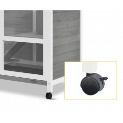 Домик для кроликов и грызунов PawHut D51-124GY (Grey) Thumb