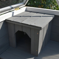 Домик для кроликов и грызунов PawHut D51-124GY (Grey) Thumb