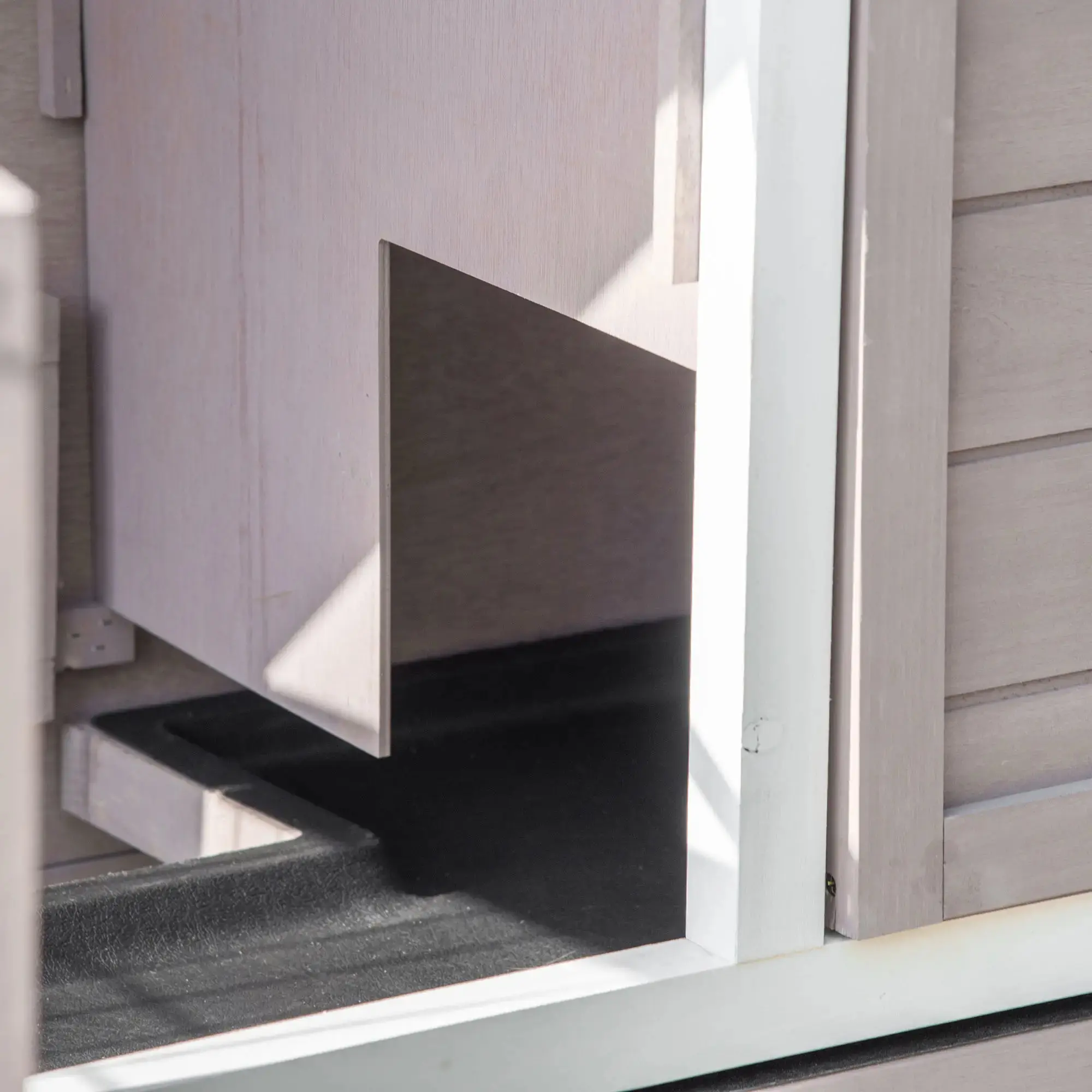 Домик для кроликов и грызунов PawHut D51-312 (Grey-brown) - 5