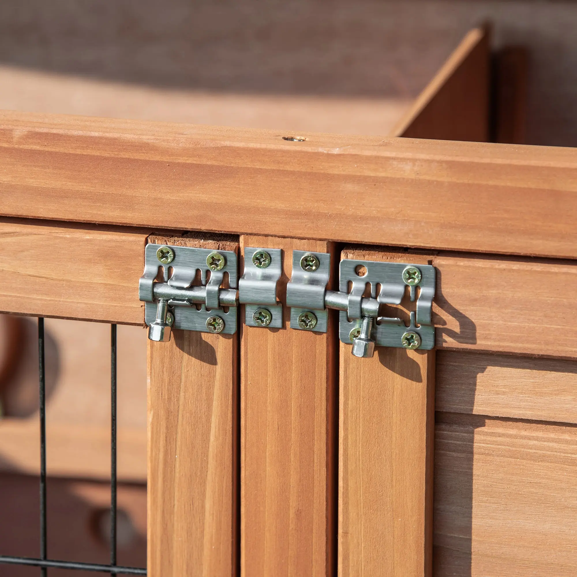 Домик для кроликов и грызунов PawHut D51-315 (Natural) - 3