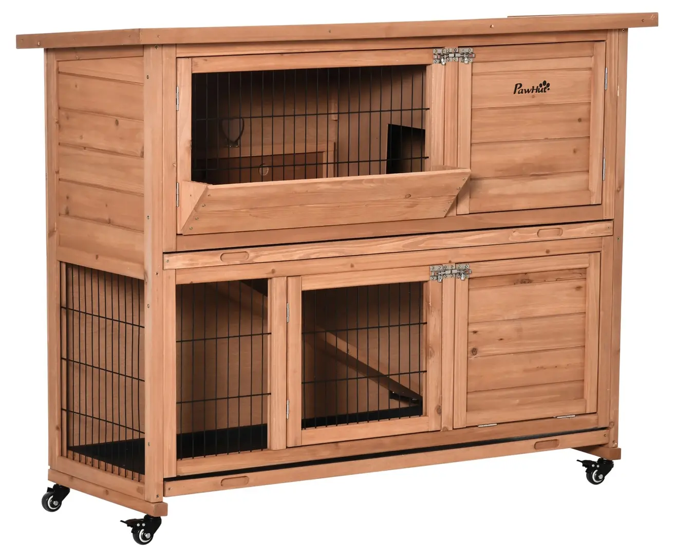 Домик для кроликов и грызунов PawHut D51-315 (Natural)