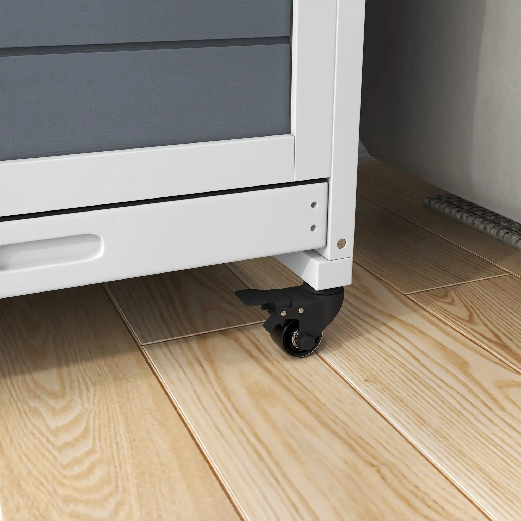 Домик для кроликов и грызунов PawHut D51-415V00GY (Grey) - 5