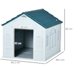 Casuta pentru caini PawHut D02-125V01BU (Blue) Thumb