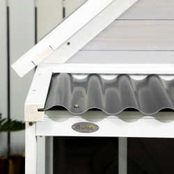 Домик для собак PawHut D02-146V00LG (Light Grey/Black) Thumb