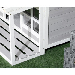 Домик для собак PawHut D02-146V00LG (Light Grey/Black) Thumb