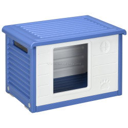 Домик для собак PawHut D02-180V00BU (Blue/White)
