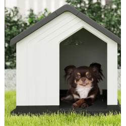 Домик для собак PawHut D02-195V00GY (Grey/White) Thumb